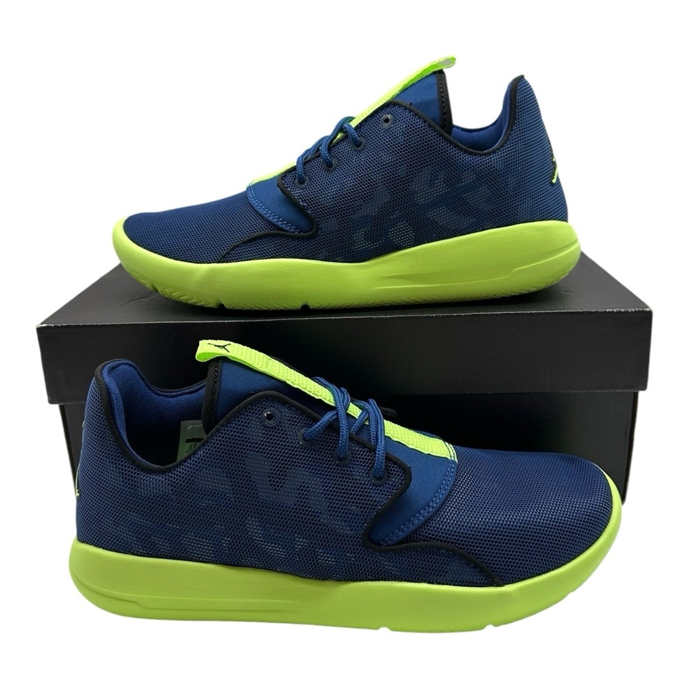Air Jordan Eclipse BG Shoes YOUTH Boys Sz 6.5 Y Blue Green Sneakers 724042-406